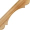 Ekena Millwork 4"W x 22"D x 22"H Olympic Rough Sawn Knee Brace, Western Red Cedar BRC04X22X22OLY00RWR - alternate 2